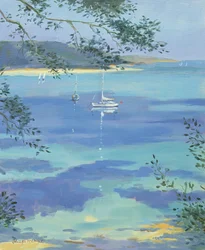 Yacht amarré - Journée parfaite, 2000